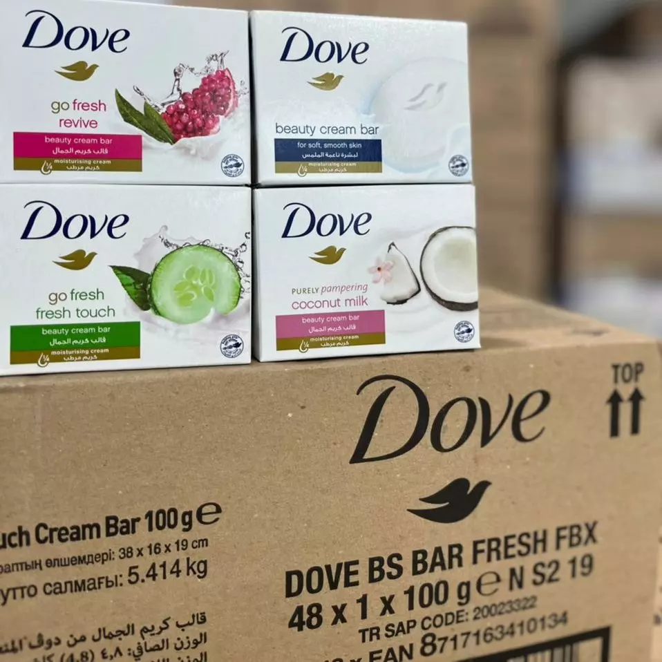 صابون شیر داو Dove مناسب انواع پوست 100 گرم  پک4 عددی