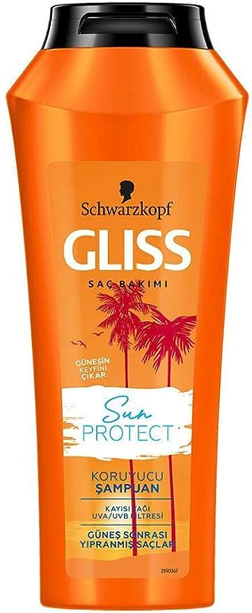شامپو محافظت کننده مو گلیس مدل Sun Protect مناسب موهای آسیب دیده 500 میل